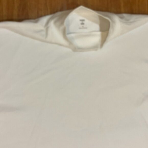 Mode of One Mens Long Sleeve Oversized Fit T Shirt Bright White Color Size M - Picture 8 of 8